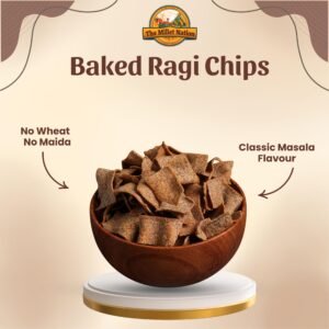 Millet Nation Baked Ragi Chips – Classic Masala